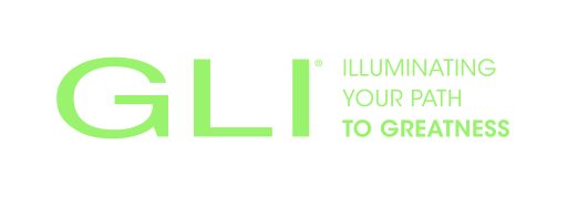 GLI logo with the tagline "Illuminating Your Path to Greatness" in light green text on a light grey background. - Alwande Tech